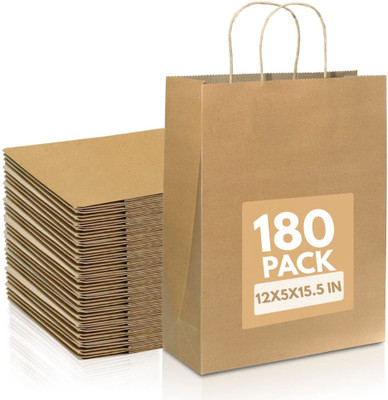 Interbix Nature Pvt Ltd Solid Party Bag(Brown, Pack of 180)