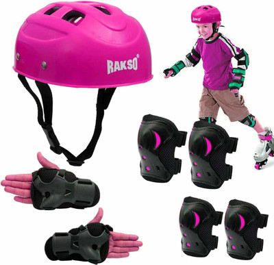 Rakso Protective Guard Kit Skate and Cycling Protection Set 7 in 1 SMALL Cycling Guard Combo