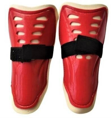 SHIVA Football Shin Guard with Ankle Protection – Pro Level Safety Football Shin Guard(Red)