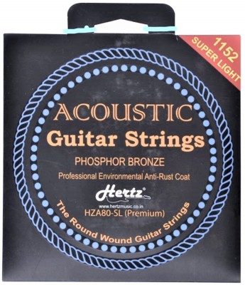 Hertz Acoustic HZR PREMIUM STRING FOR AC MG MDL A19 Guitar String(6 Strings)