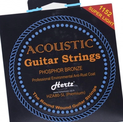 Hertz Acoustic HZR PREMIUM STRING FOR AC MG MDL A43 Guitar String(6 Strings)