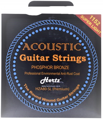 Hertz Acoustic HZR PREMIUM STRING FOR AC MG MDL A24 Guitar String(6 Strings)
