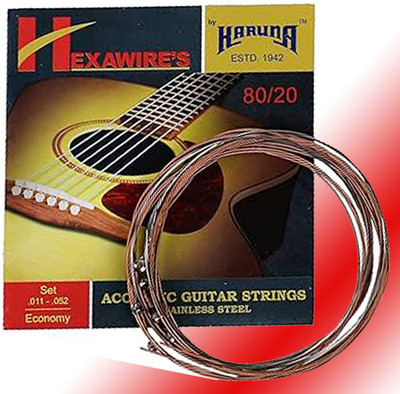 KARUNA Acoustic ECONOMY MGJ A25 Guitar String(6 Strings)