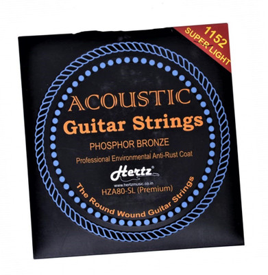 Hertz Acoustic HZR PREMIUM STRING FOR AC MG MDL A2 Guitar String(6 Strings)