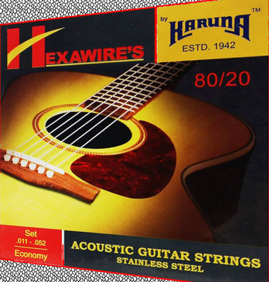 KARUNA Acoustic ECONOMY MGJ A3 Guitar String(6 Strings)