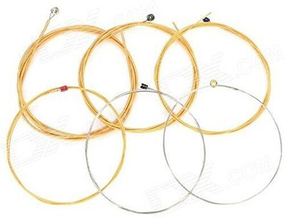 Mtunes Acoustic RU 250 Guitar String(Pack of 6, 6 Strings)