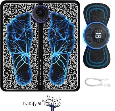 Yogmaan Foot Massager Pain Relief Wireless EMS Massage Mat Machine