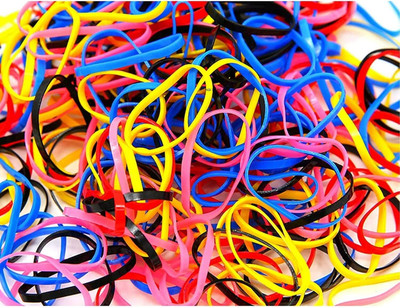 Anna Stella 10Pieces Baby Girl Mini Elastic Soft Rubber Hair Band Ponytail Band For Girls Rubber Band  (Multicolor) For Rs. 14 @ 91 %