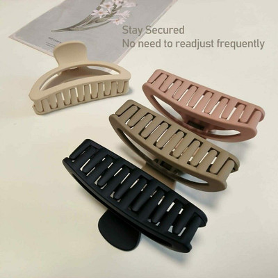 Glamezone Hair Clip Claw Clutcher Accessories Combo Set For Girls, Women Pack Of 4 Hair Claw(Multicolor)