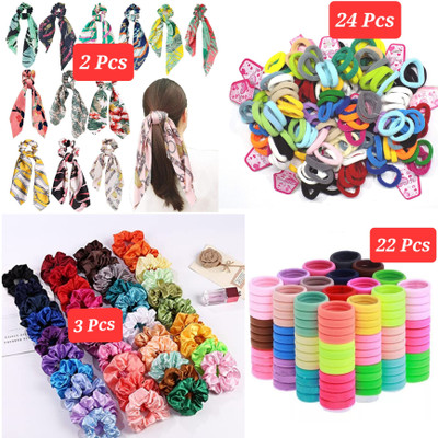 51 Pieces Hair Accessories Combo set for girls and women Hair Accessory Set(Multicolor)
