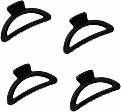 Glamezone Hair Clutcher Claw Clip Accessories Combo Set For Women, Girls Pack Of 4 Hair Claw(Multicolor)