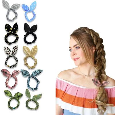 Direct Harvest bunny ear rubber band, multicolour rubber band for kids(Pack of 12) Rubber Band(Multicolor)