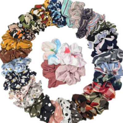 Hair Scrunchies Printed Hair Accessories Set for Women Scrunchies(Multicolor)