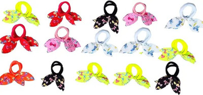Direct Harvest bunny ear style rubber band, multicolour rubber band for kids(Pack of 12) Rubber Band(Multicolor)