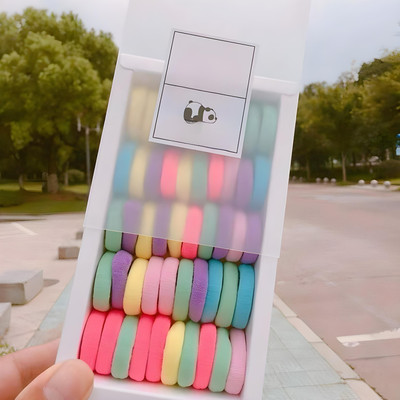 Elecsera Elastic Rubber Band for Ponyties Hairstyle Rubber Band For Girls & Women Rubber Band(Multicolor)