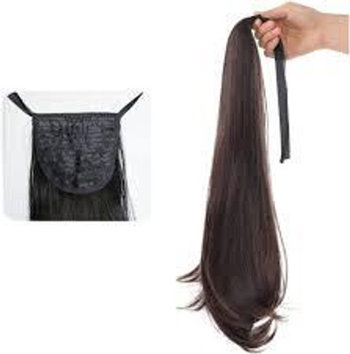 Alizz Natural looks brown wrap around pony tail a25a Hair Extension
