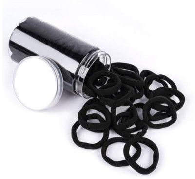 Direct Harvest Hair Rubber Band for Women, Hair Accessories, Rubber band(pack of 30) Rubber Band(Black)