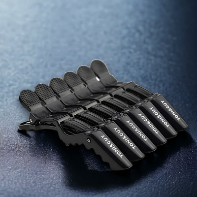 Salon Hair Clips Grip Sectioning Black Accessories for Women Salon Hair Clip(Black)