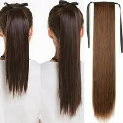 ALX Tie up Ribbon Ponytail 2 minute hair style. pony tail braid 1c37 Hair Extension