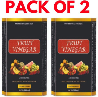 Wrixty Hair Dye for Men,Women,Long Lasting Free Dye with natural ingredient - Pack of 2 , Black