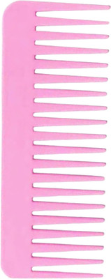 MICLAC Lightweight Hair Comb with Multicolor Wide Teeth - 1Pc