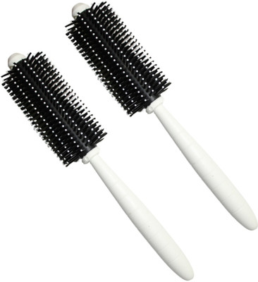 MICLAC Professional Adding Curls round comb for women blow drying 2PCS