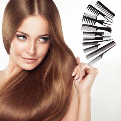 LARA KOSSLER 10 Pcs Professional Hair Styling Barber Combs Set