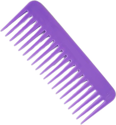 MICLAC Multicolor Wide Tooth Comb for Women - Perfect for Detangling - Pack of 1
