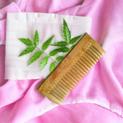 MICLAC Kachi neem wide tooth shampoo comb combo 1PCS