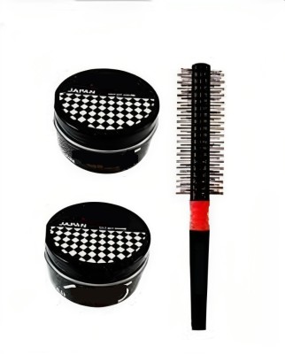 Winble Professional hair styleing wax with hair styleing roller brush Hair Gel(100 g)