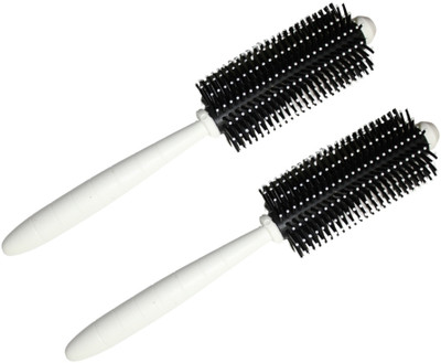 MICLAC Professional Adding Curls round combs for men 2PCS