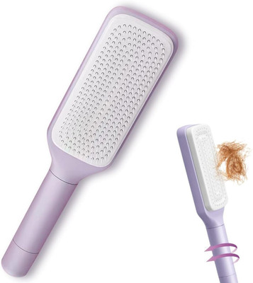 Shree Ganesh Enterprice Self-Cleaning Anti-Static Massage Comb,4 In 1 Hair Brush