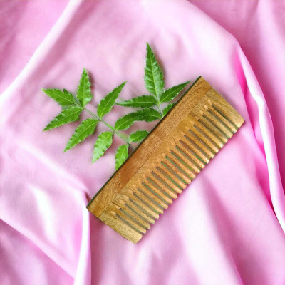 MICLAC Kachi neem wide tooth shampoo comb for men 1PCS