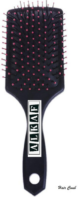 Alkaf Comfortable Hair Styling Paddle ( Flat ) Brush For Hair Care