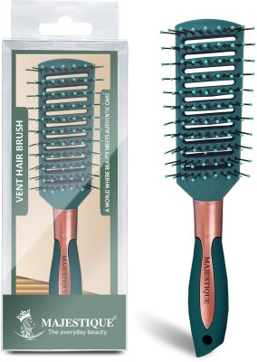 MAJESTIQUE Vented Hair Brush for Blow Drying, Long Short Dry or Wet Hair, Styling Women