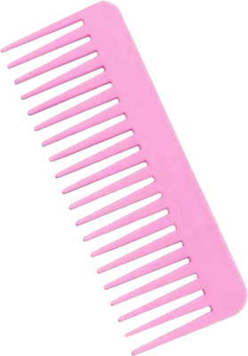 MICLAC Professional Brown Multicolor Detangling Shampoo Comb - Pack of 1