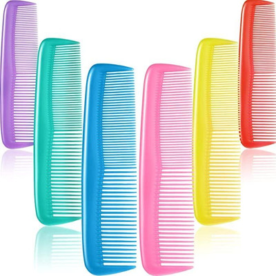 gorgeous moment Womens Multicolor Dressing Hair Comb for daily use (pack of 4) Smooth Comb