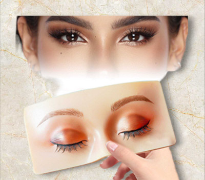 asija makeovers Best quality Eye dummy for makeup practice board Hair Extension
