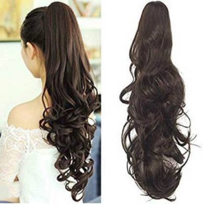 COSMIC Natural soft brown clutcher ponytail hair ponytail Hair Extension