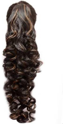 HAVEREAM Long synthetic highlight curly clutcher ponytail Hair Extension