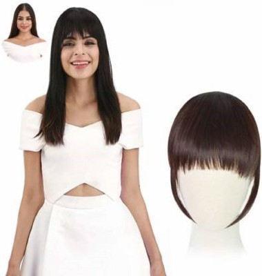 COSMIC Clip On Clip In Front Bang Fringe Extension Hair Extension