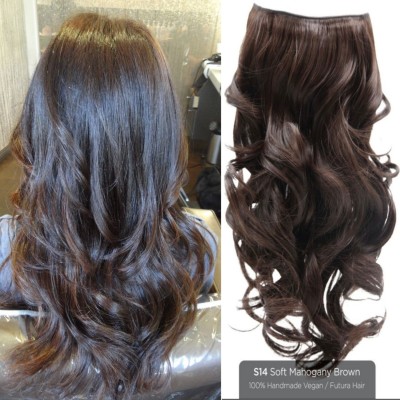 iFkart ( India Fashion kart )Brown Long Curly 5 Clip 24 inch Hair Extension