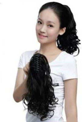 COSMIC Setup cut curly black women stylish clutcher ponytail Hair Extension