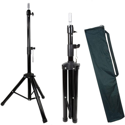 D-DIVINE Cosmetology dressing Mannequin Manikin Training Doll Wig Head Stand Tripod Hair Extension
