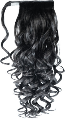 JustClipIt Zoe: Soft Curl Pony (Dark Brown - Long) Hair Extension
