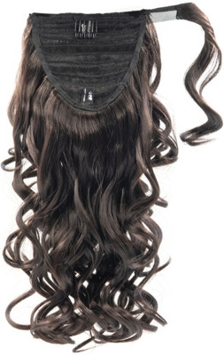 JustClipIt Zoe: Soft Curl Pony (Natural Brown - Medium) Hair Extension