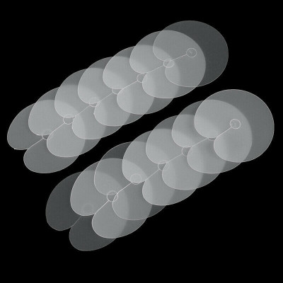 DreamExim (12pcs) Heat Shield Guards Clear Fusion Glue Protector for  Extension Using Hair Extension