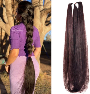 MEGARICH  Extensions And Wigs Long Parandi Choti Braided  Extensions M-1 Hair Extension