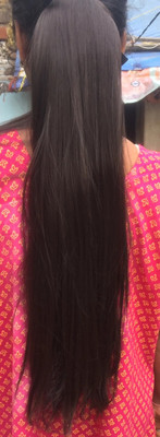 ALX Tie up Ribbon Ponytail 2 minute hair style. pony tail braid 1c41 Hair Extension