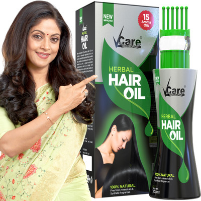 Vcare New improved Herbal Hair Oil with Wonder cap, 100 ml Hair Oil(100 g)